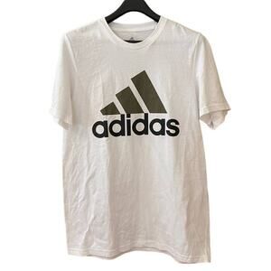 Adidas Amplifier White Basic Cotton BOS Tee Size M